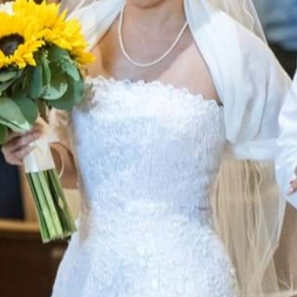 David's Bridal Wedding Dress Style CT2406 - Picture 5 of 8